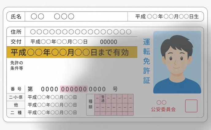影が入っている例